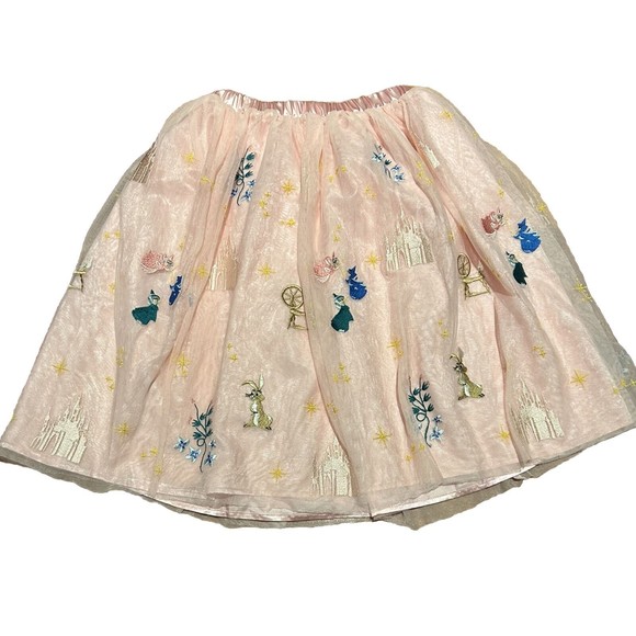 Hanna Andersson Pink Skirt with Embroidered Details - Picture 1 of 9